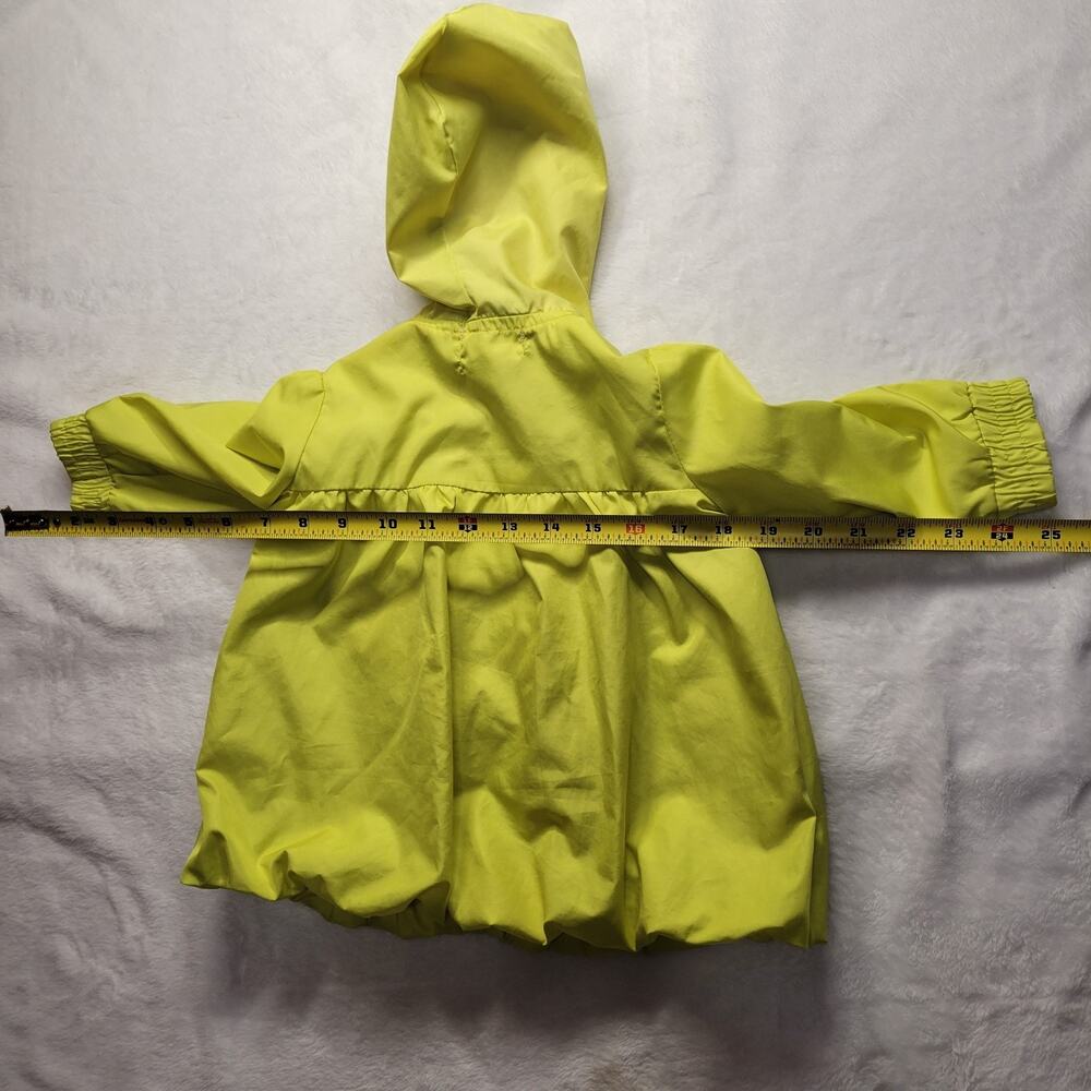KIDS HEADQUARTERS Rain Jacket Baby Girl 9 Months Light Green - Picture 10 of 12